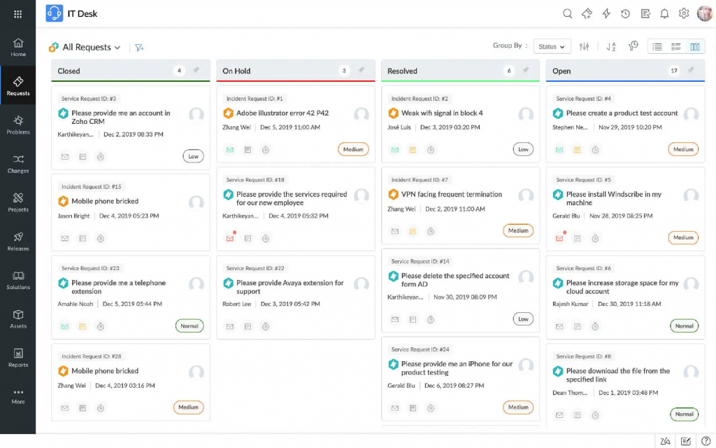 ServiceDesk plus Cloud - ManageEngine