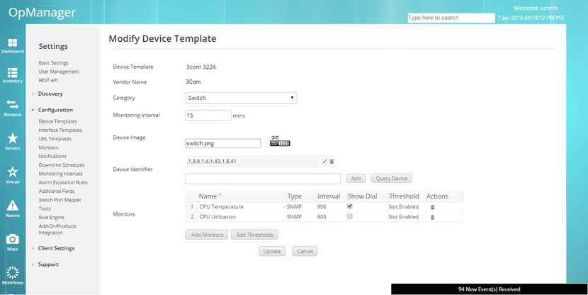 nouveautes opmanager 11 5 5