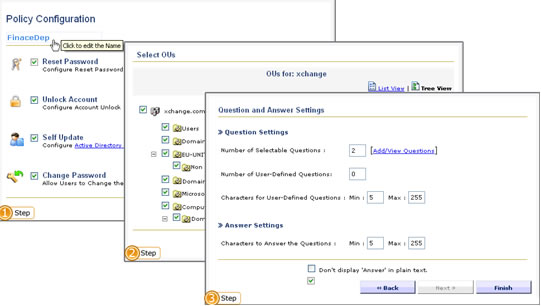 Logiciel réinitialisation mot de passe utilisateur pour Windows Active Directory - ADSelfService Plus Manage Engine