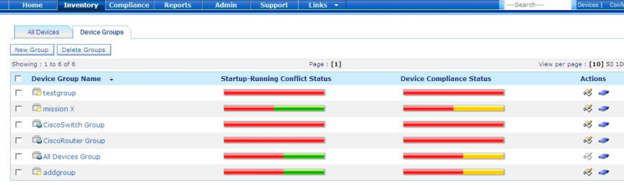 Logiciel configuration réseau, switch, pare-feu et routeur - Network Configuration Manager Manage Engine